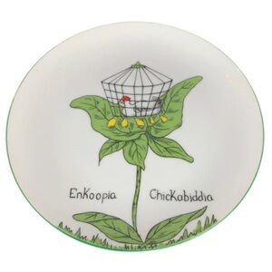 Franci Tastesetter for Sigma Single Nonsense Snack Plate by Edward Lear 1970s